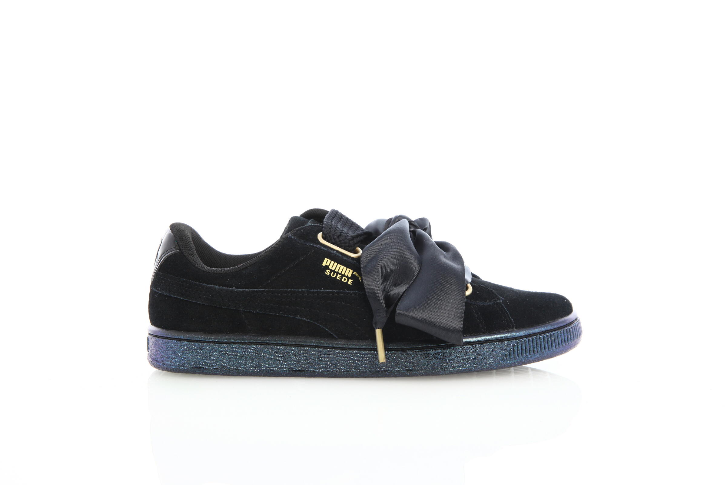 Puma Suede Heart Satin Wn's "Puma Black"