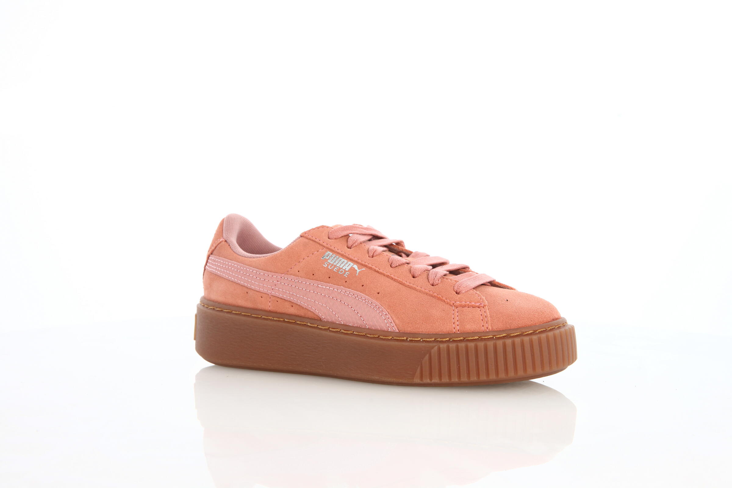 Puma Suede Platform Animal Womens "Cameo Brown"