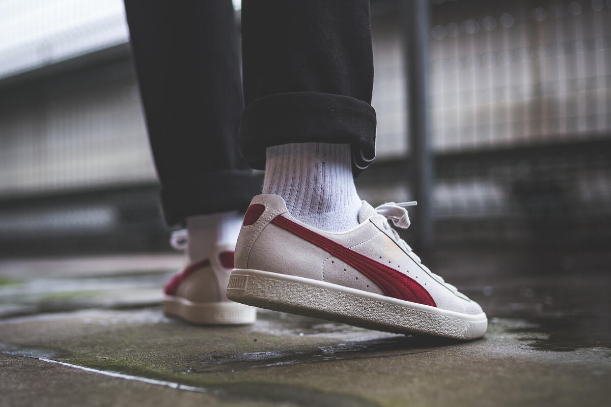 Puma Sneakers Puma Clyde Court Red And Black Puma Clyde From The 
