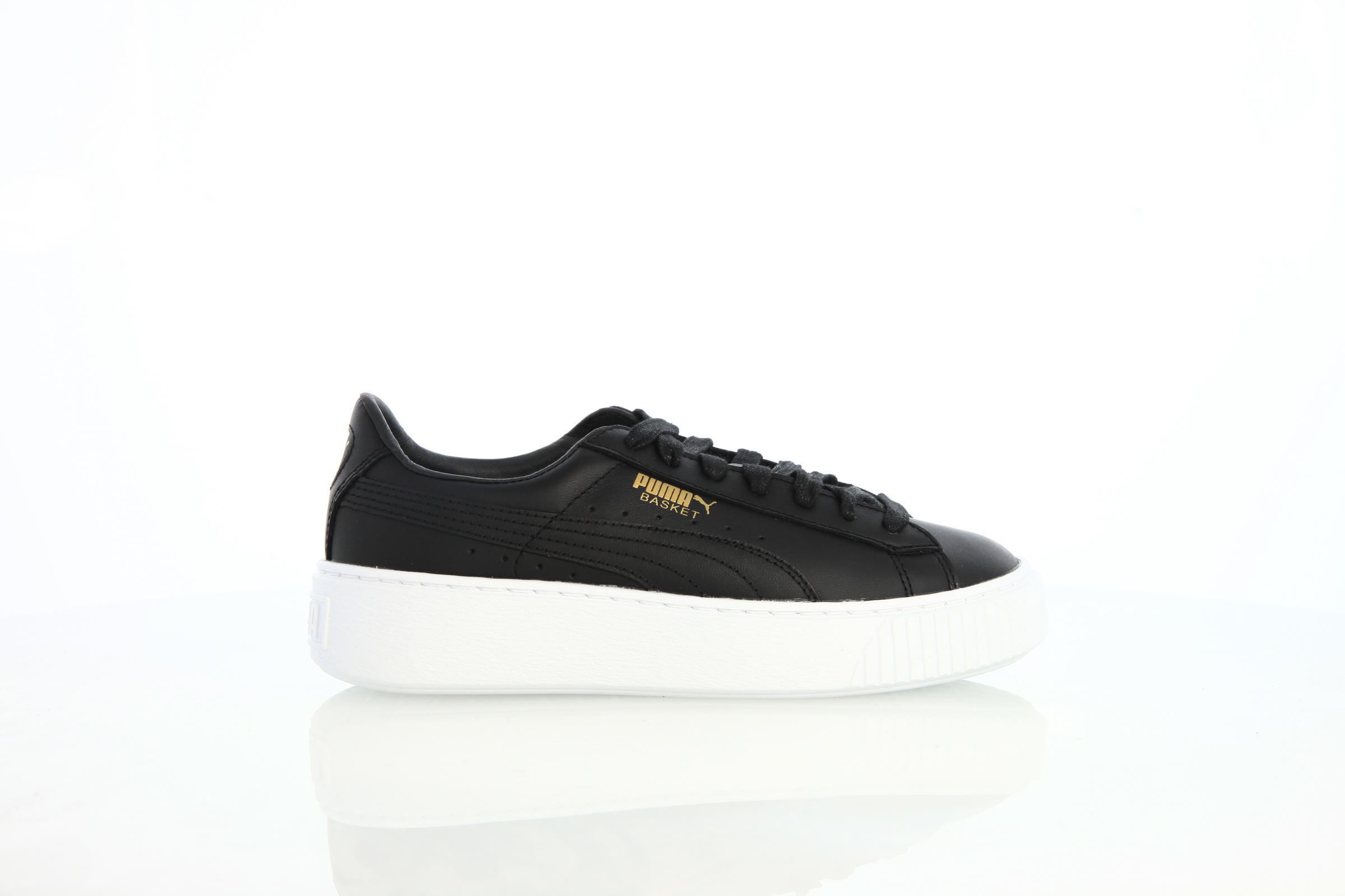 Puma platform schwarz on sale