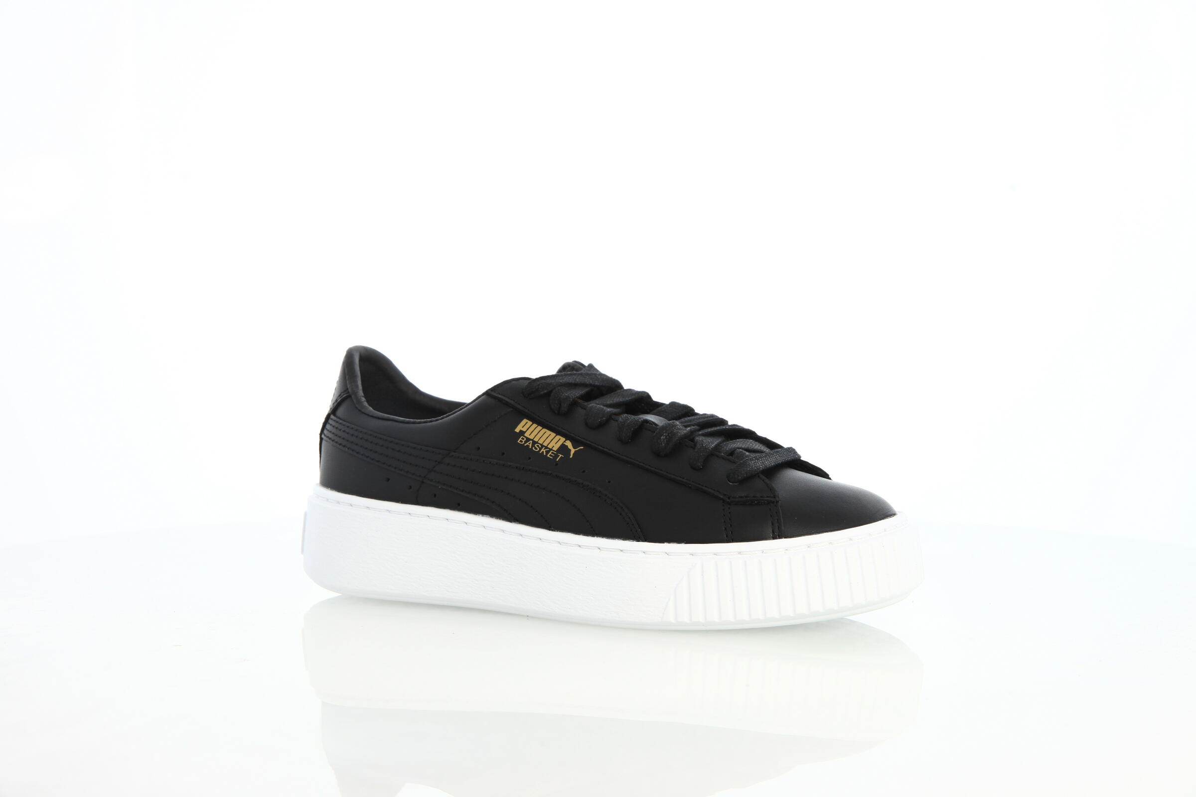 Puma Basket Platform Core Womens "Puma Black"