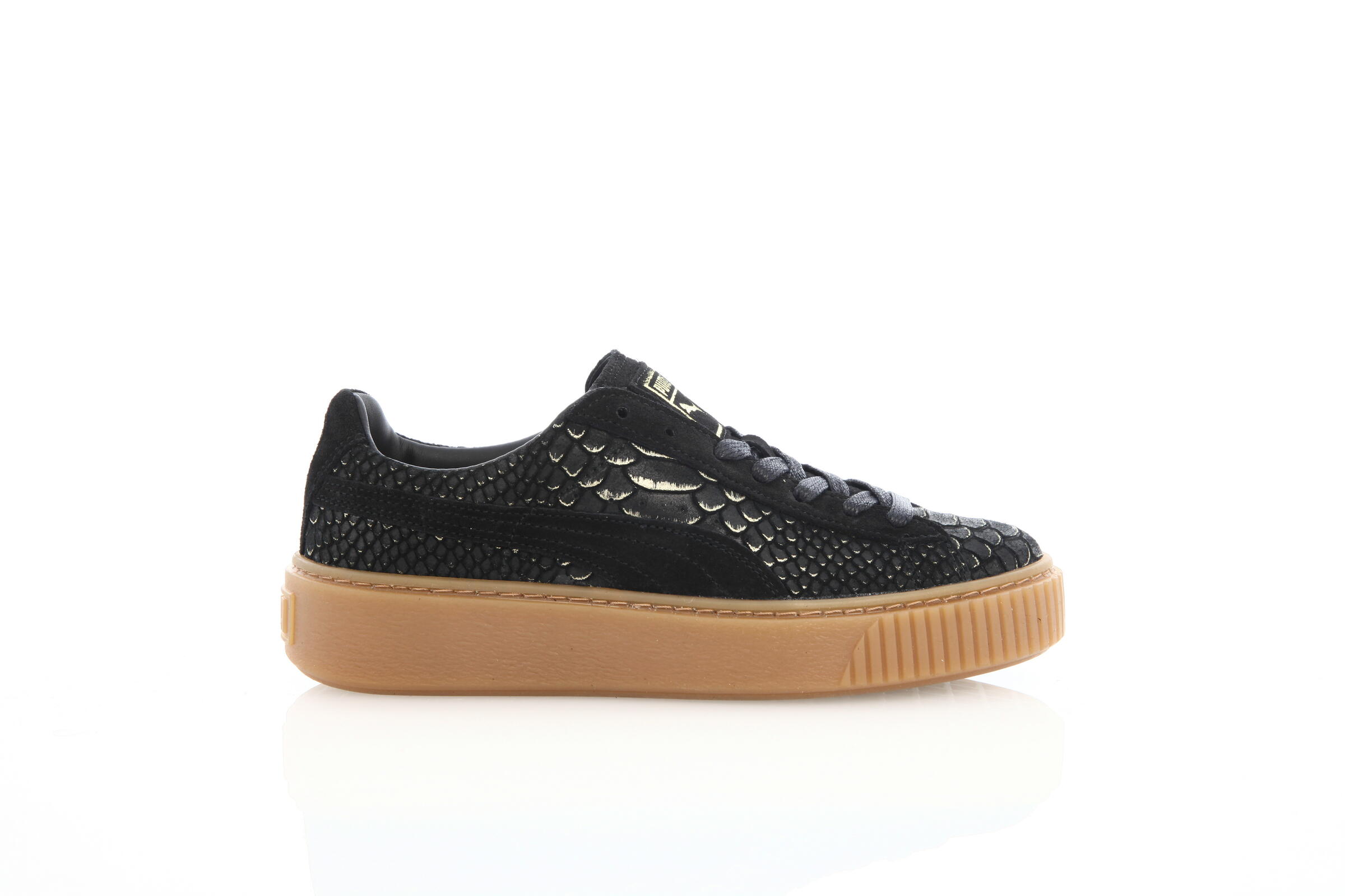 Puma PLATFORM Exotic Skin Wn's "Puma Black"