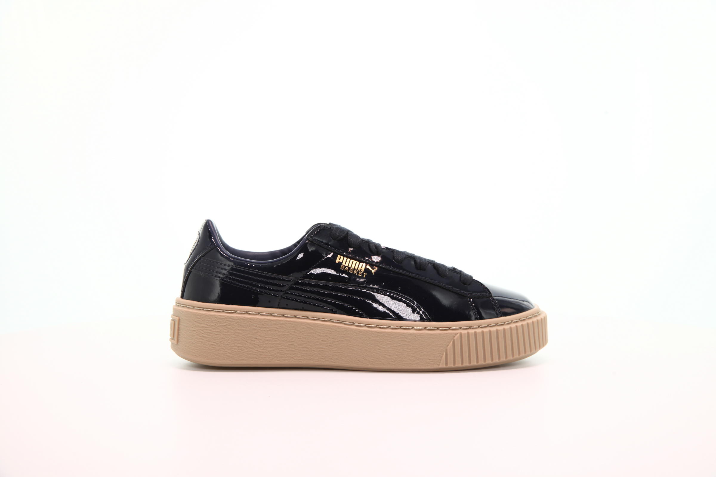 Puma Basket Platform Patent Womens "Peacoat"