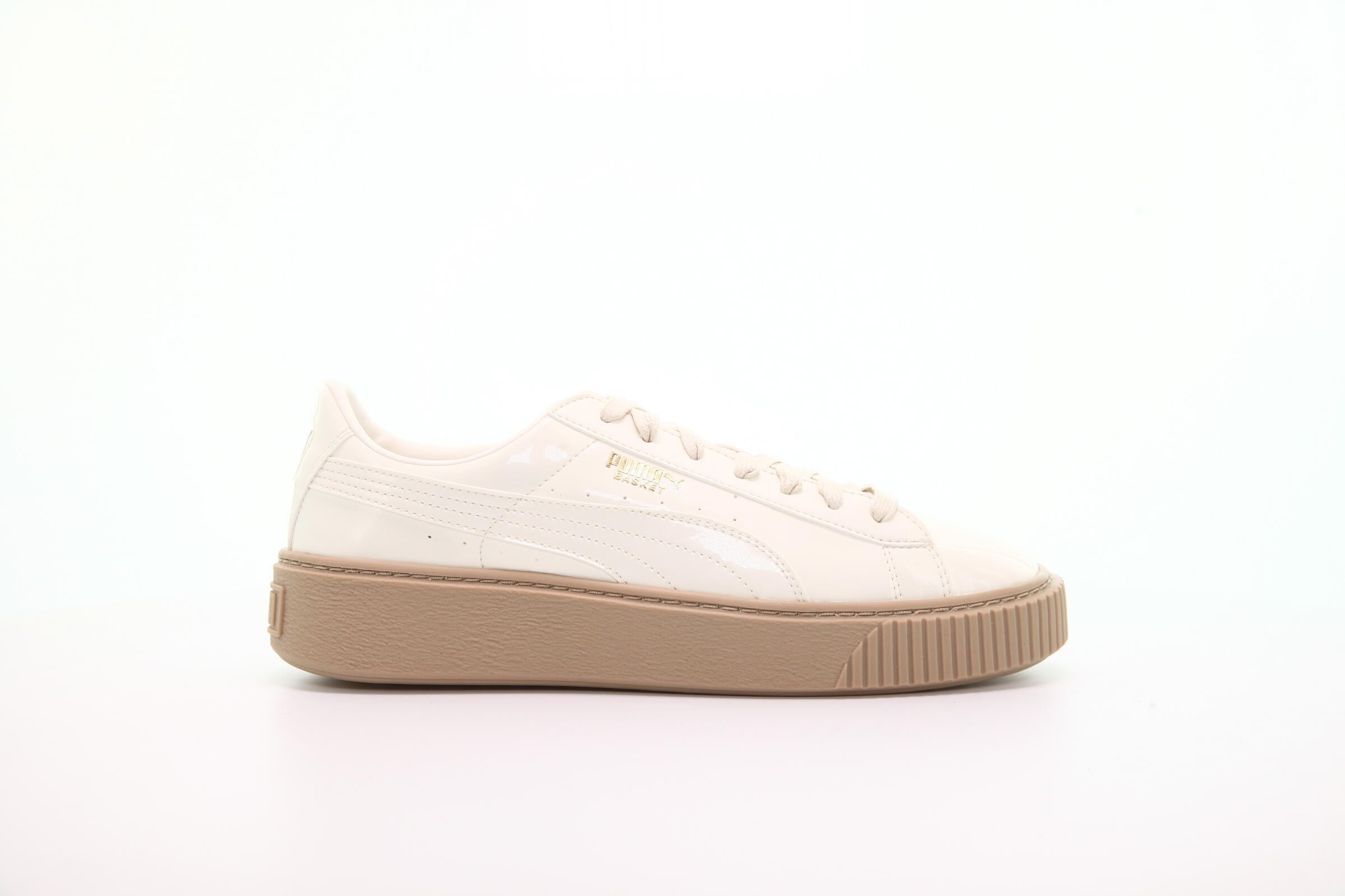 Puma Basket Platform Patent Womens "Marshmallow"