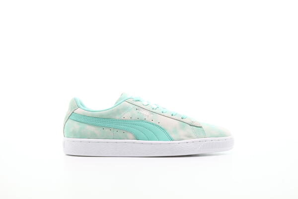 suede puma mint