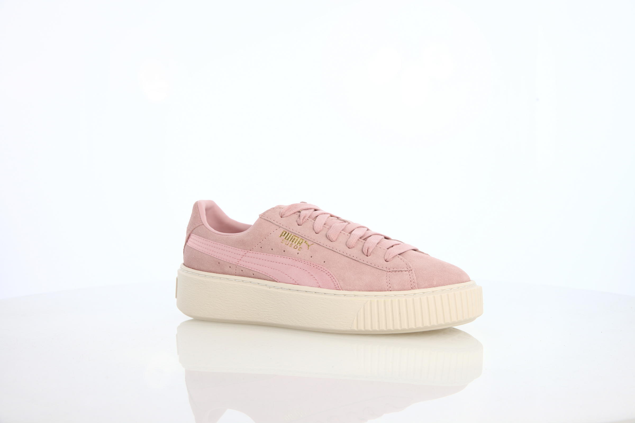 Puma pink satin shoes best sale