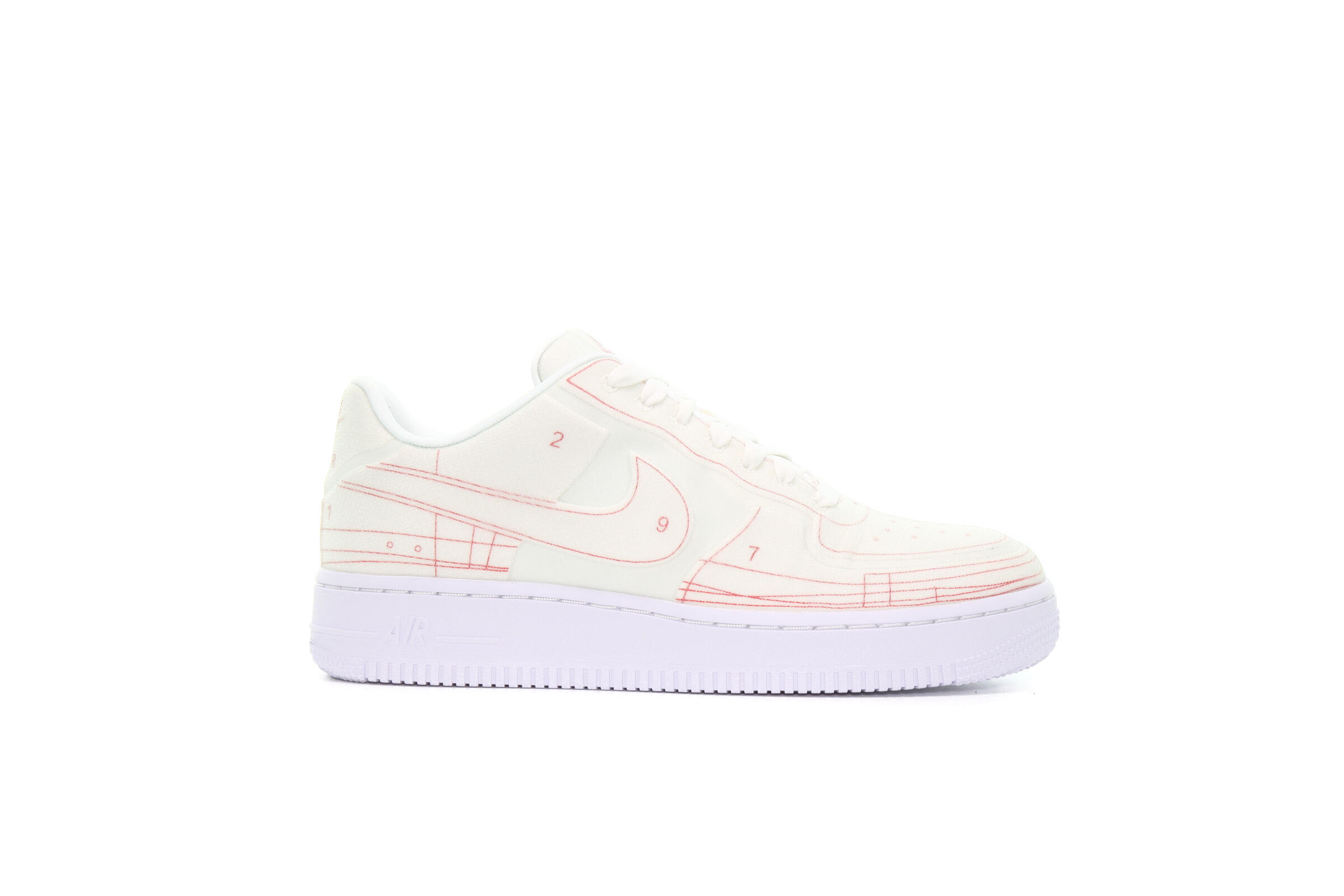 Nike WMNS AIR FORCE 1 '07 LX "SCHEMATIC WHITE"