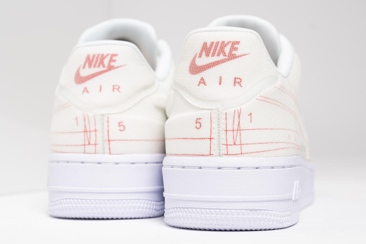 Nike Air Force 1 '07 LX Summit White / University Red (Women's) - Image 22