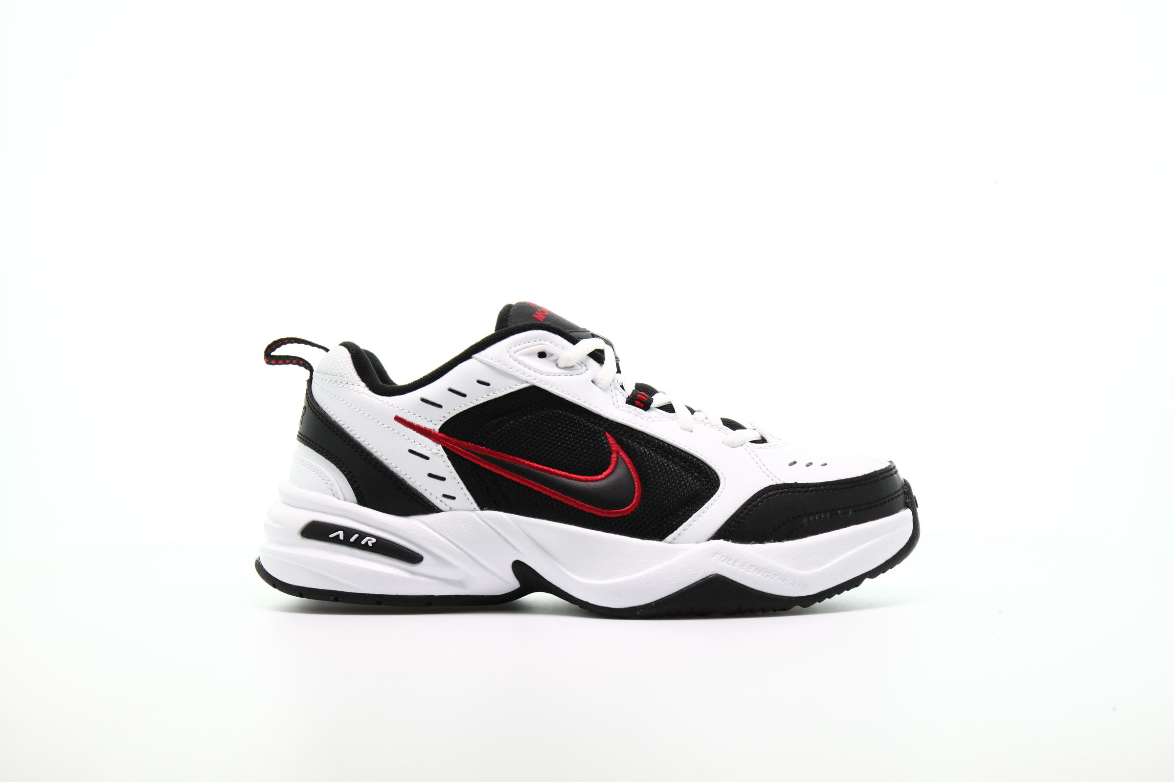 Nike air monarch red white black on sale