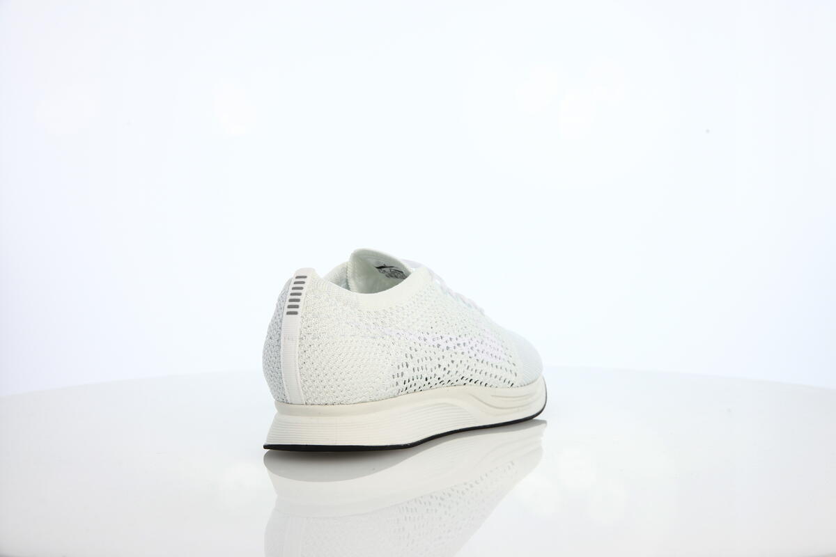 Nike Flyknit Racer Triple White Running Athletic Shoes Mens 8 - 526628-100 526628_100_Lead_Des.jpg main image 3