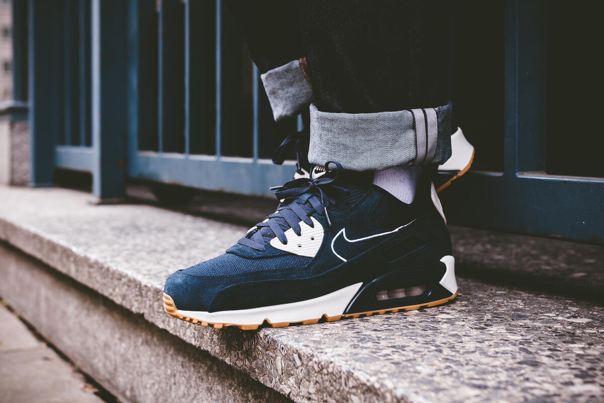 Armory Navy Nike Air Max 90 White And Navy Blue Nike Air Max 90