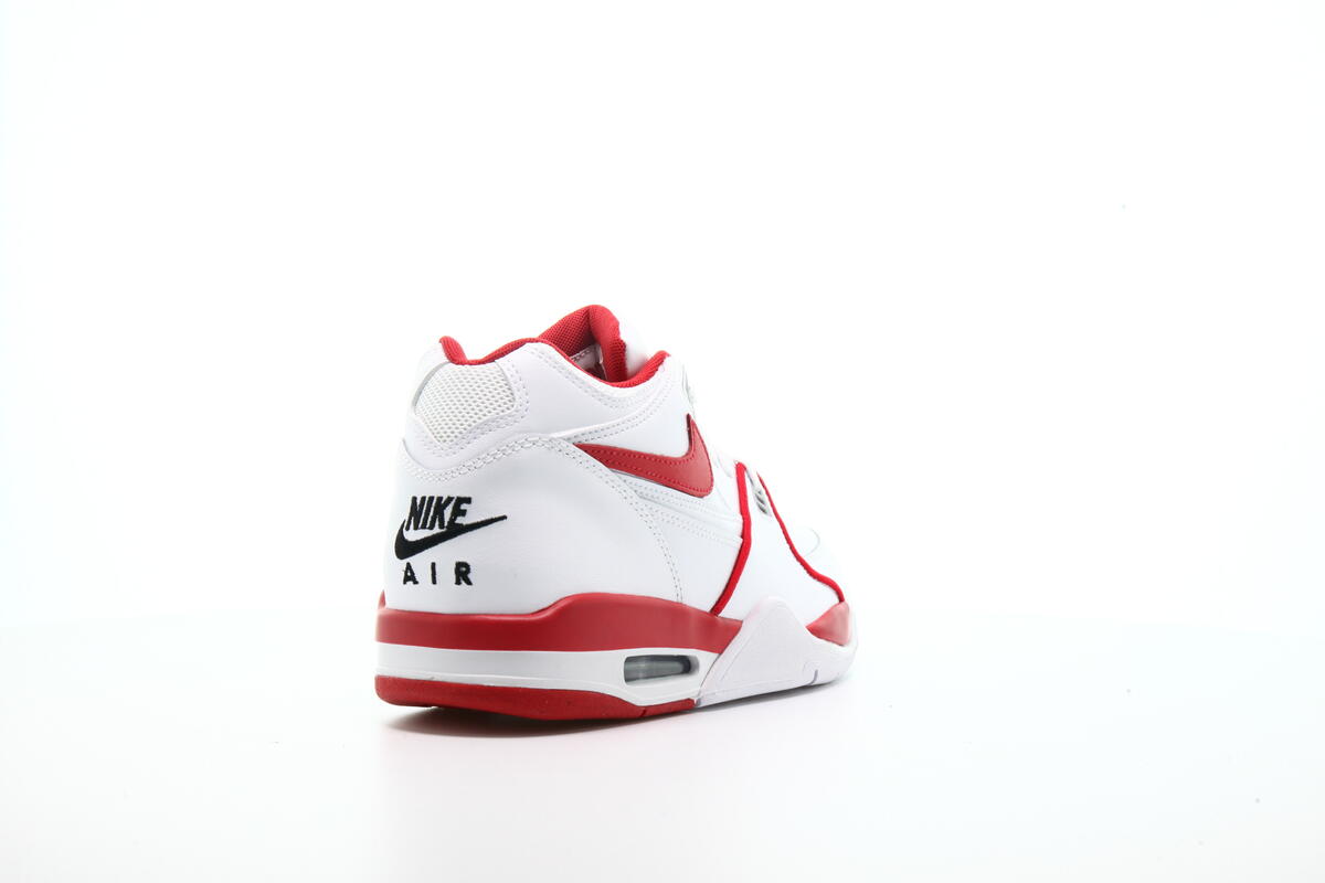 nike air flight 89 white university red