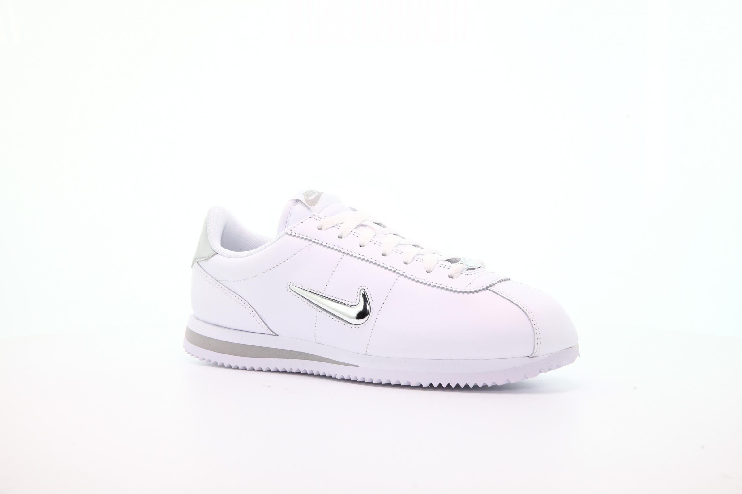 nike cortez jewel silver