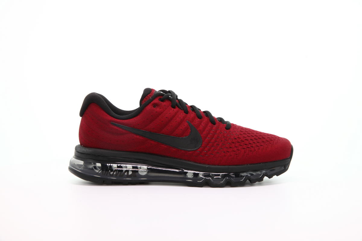 air max 2017 black and red