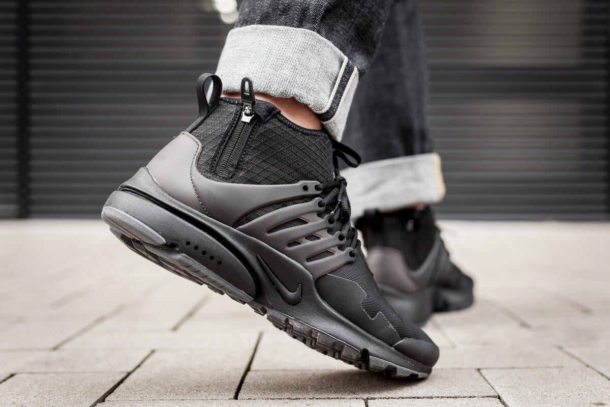 Dark Grey Nike Presto Utility Low Black Nike Air Presto Mid Utility