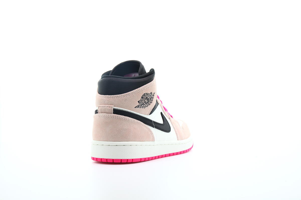 Air Jordan 1 Mid SE Crimson Tint Men’s Size 12 Pink Laces 852542-801 Jordan Air Jordan 1 Mid Crimson Tint Men main image 2
