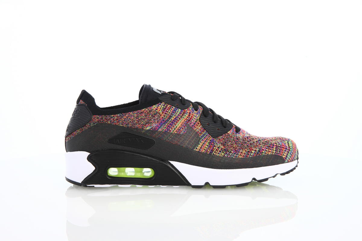 Nike Air Max 90 Ultra 2.0 Flyknit Multi-Color Woven Surface Sneakers SZ 10 84173.jpg main image 2