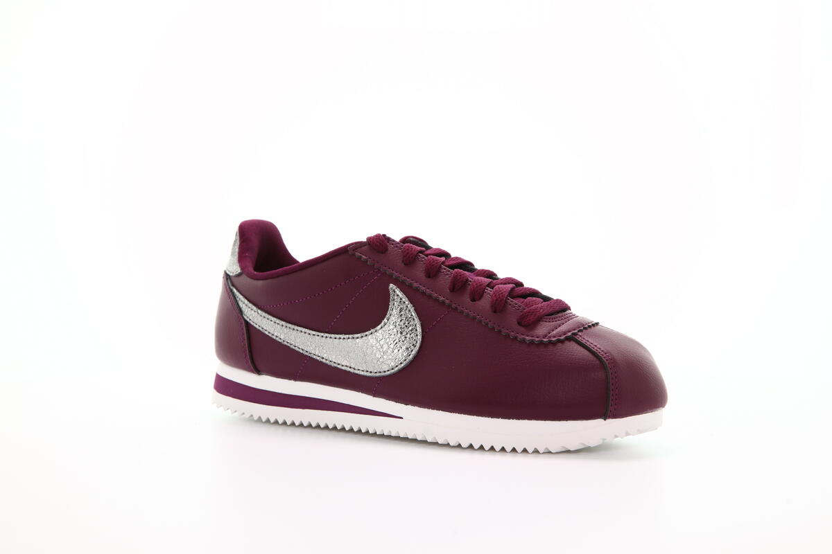 nike classic cortez premium plum chalk