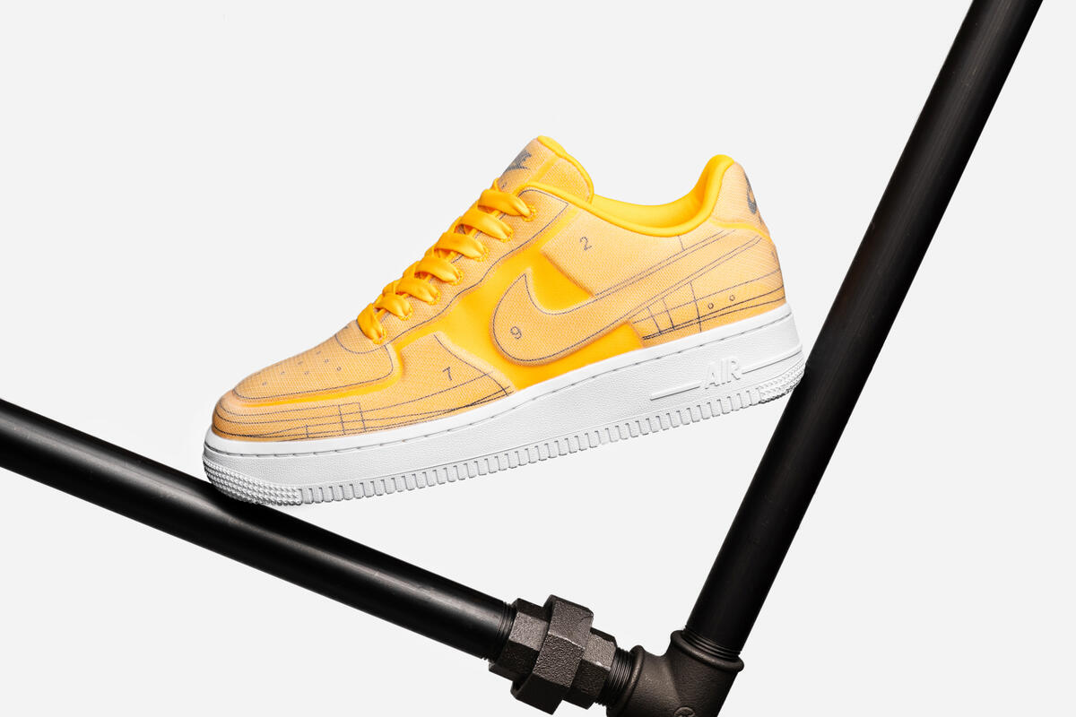 Nike Air Force 1 'Schematic Laser Orange' (Women's) - Image 15
