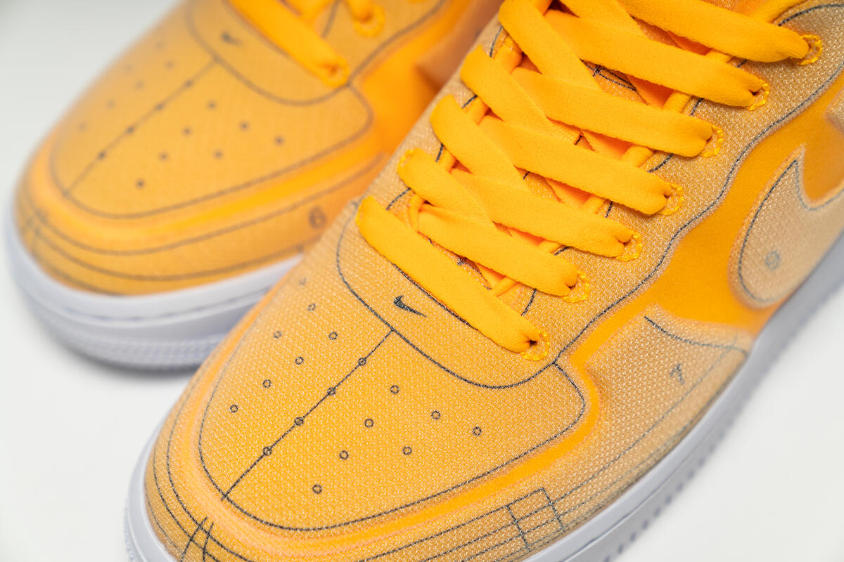 Nike Air Force 1 'Schematic Laser Orange' (Women's) - Image 17