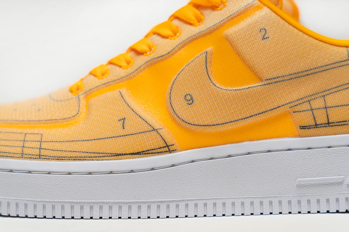 Nike Air Force 1 'Schematic Laser Orange' (Women's) - Image 18