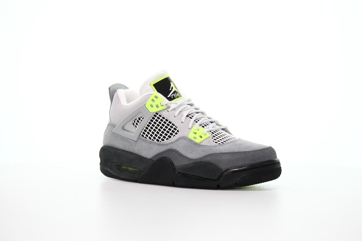 Air Jordan 4 Retro SE 'Neon' (GS) - Image 4