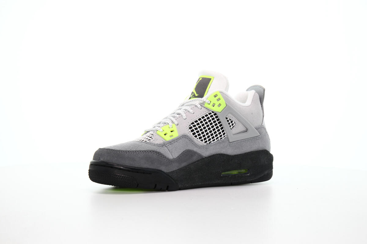 Air Jordan 4 Retro SE 'Neon' (GS) - Image 8