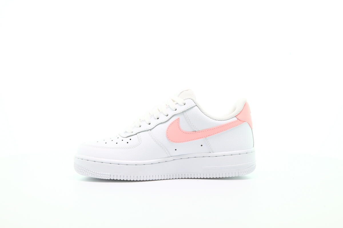 Nike Air Force 1 Women's in White/Oracle Pink