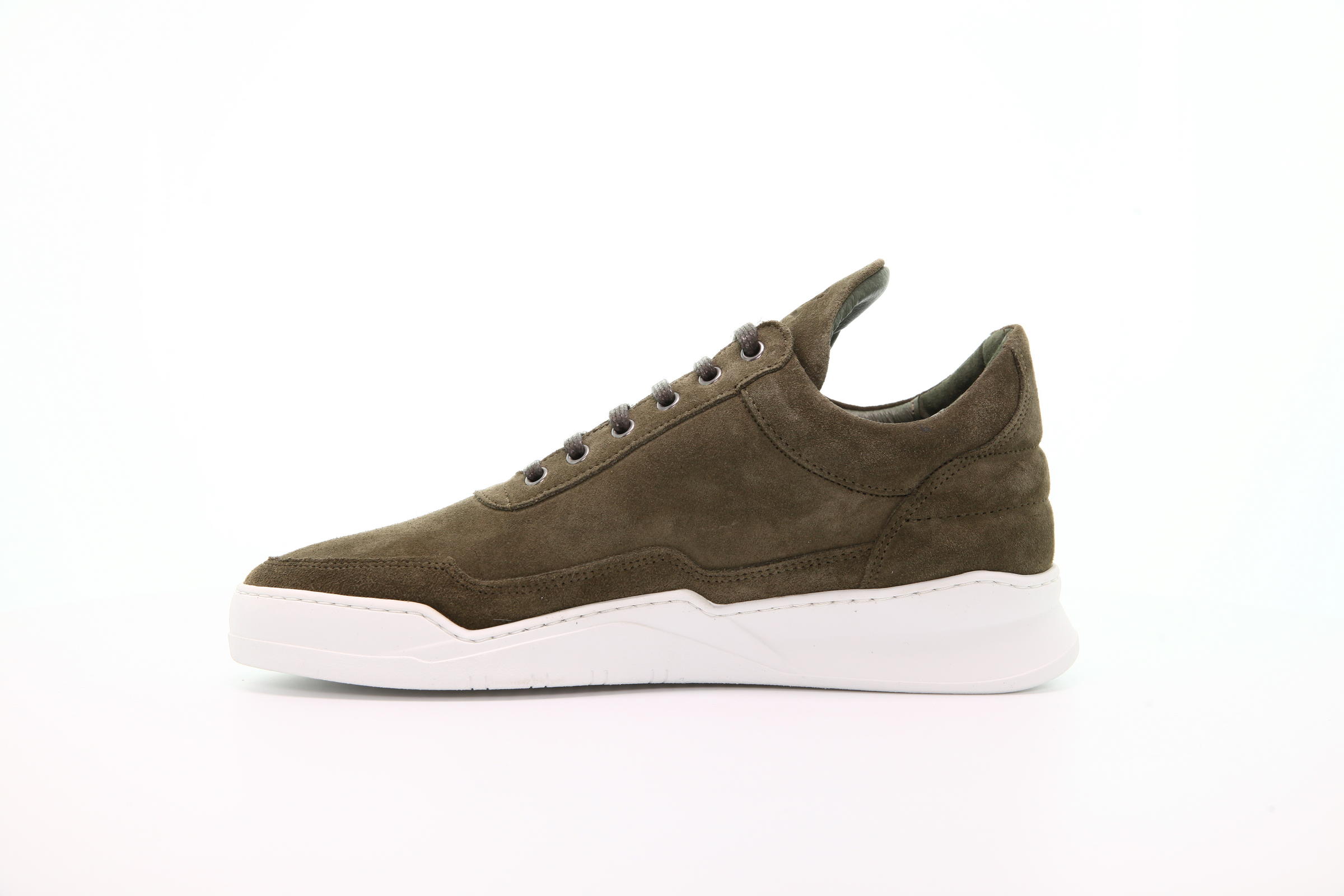 Filling Pieces Low Top Ghost Suede "Green"