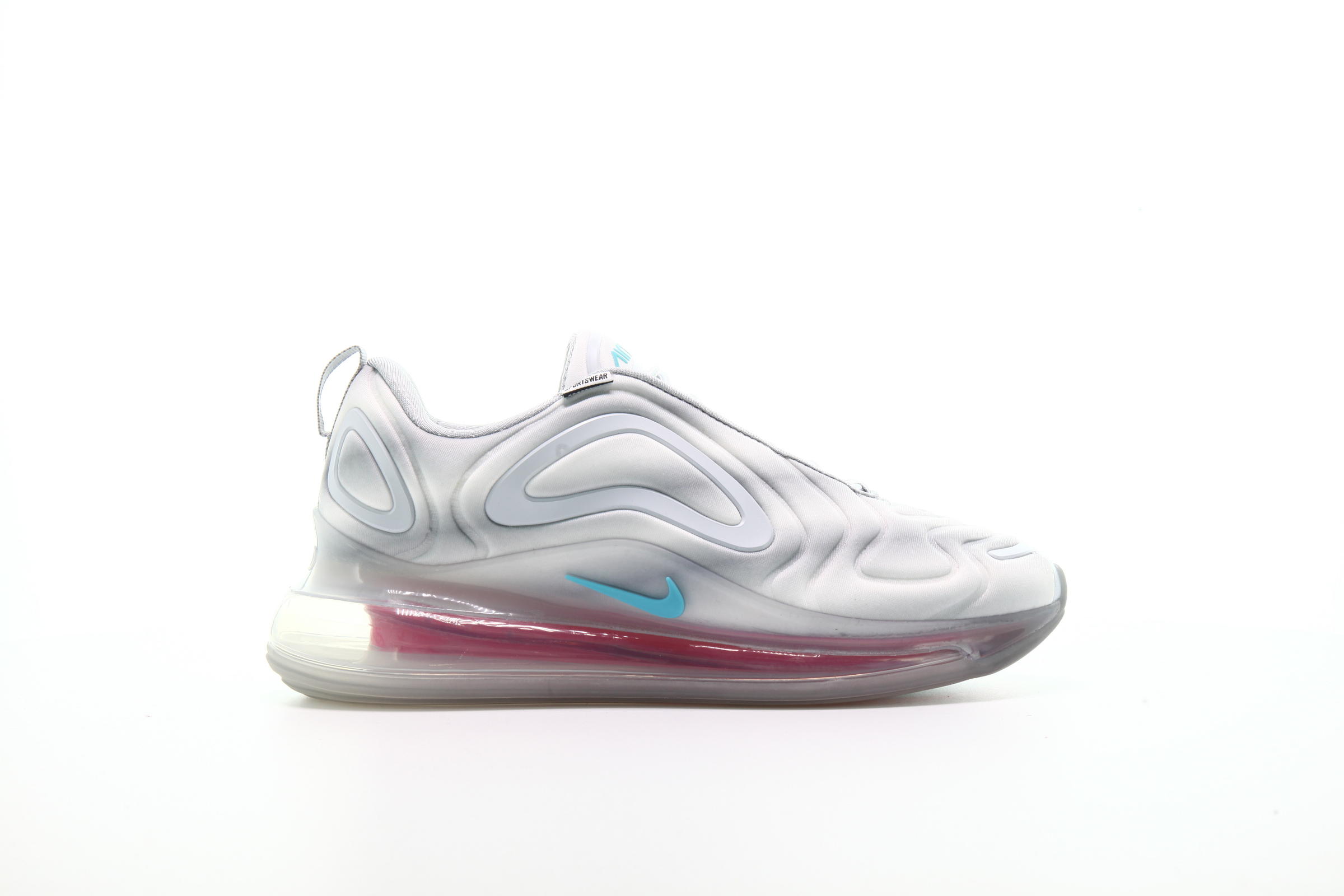 Nike air max 720 wolf grey teal  and  nebula red hotsell