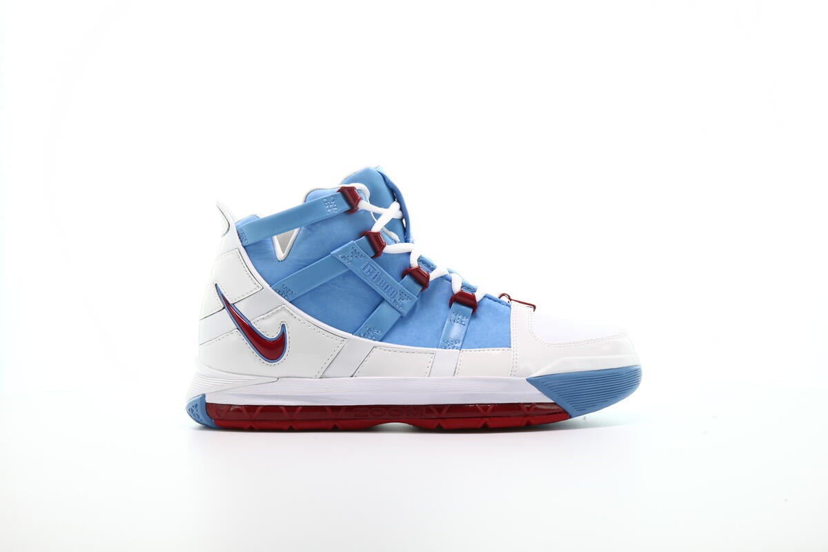 zoom lebron 3 qs university blue