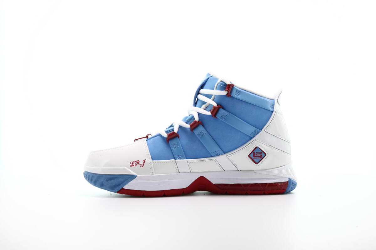 zoom lebron 3 qs university blue