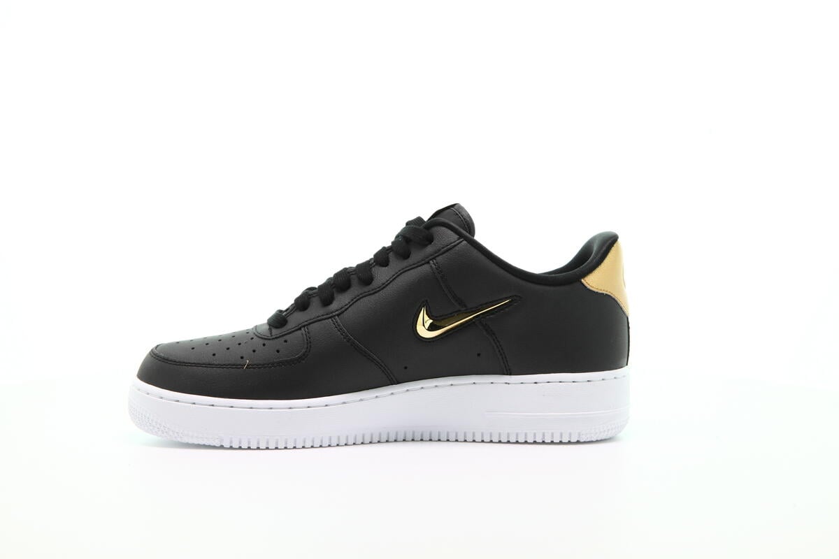 Size 10 Nike Air Force 1 \'07 LV8 Black‎ Gold Mens Athletic Sneakers AJ9507-003 Nike Air Force 1  main image 2