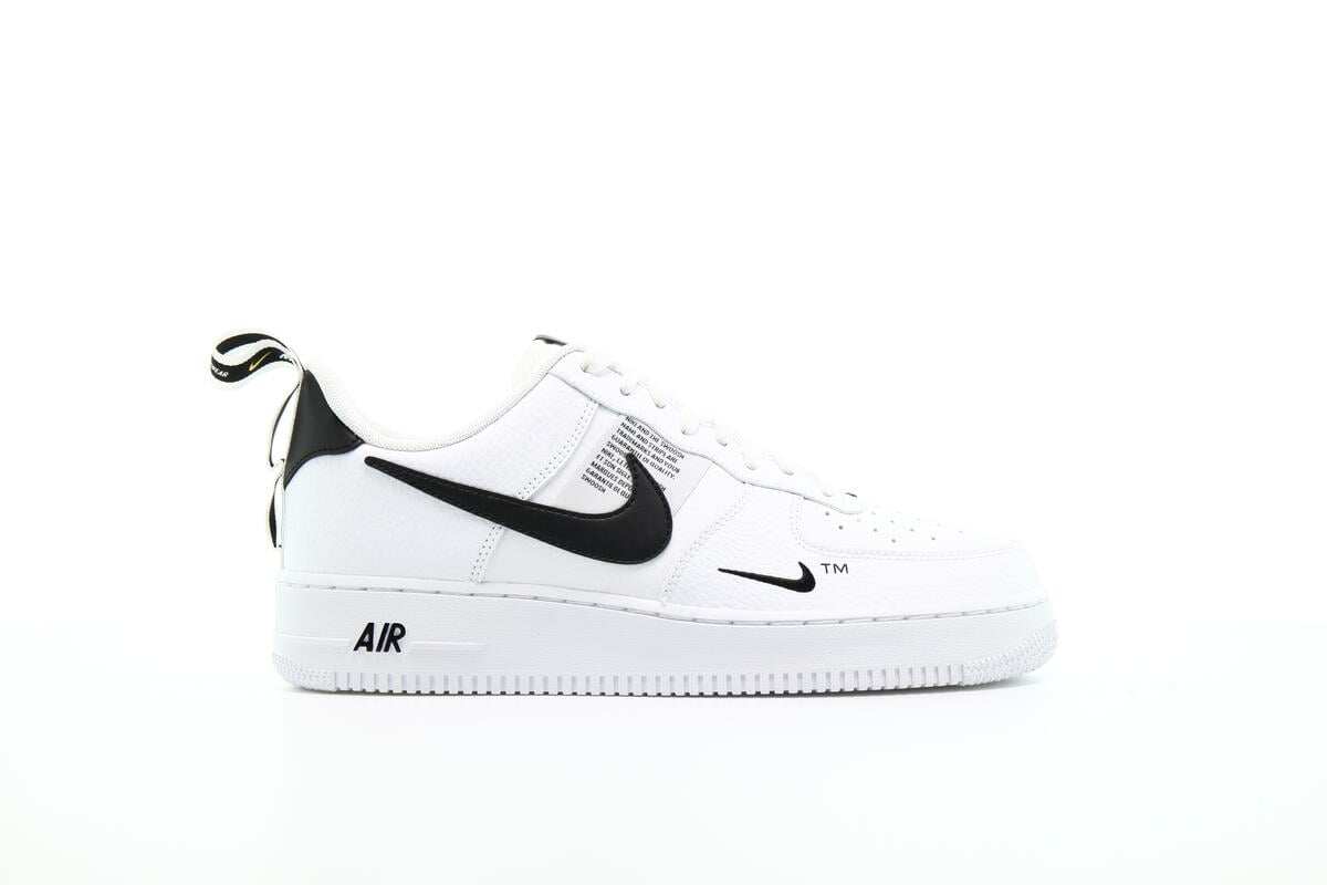 air force 1 lv8 utility white black white