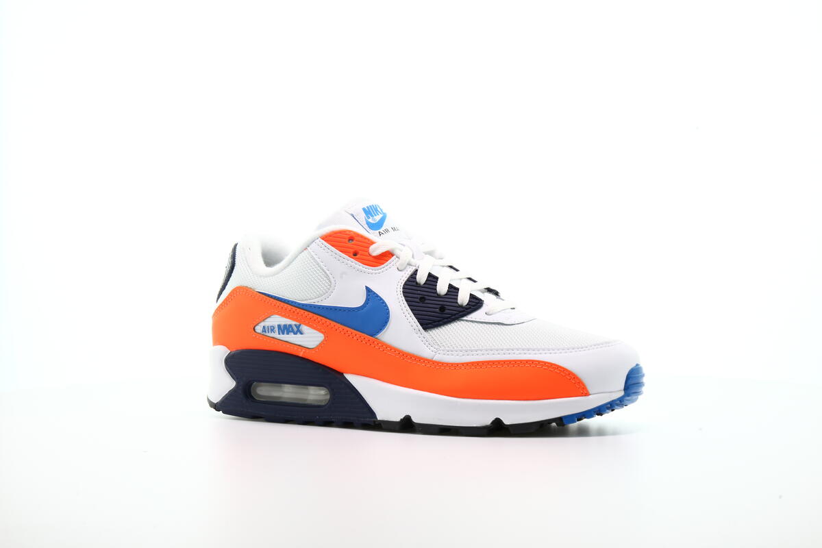 blue and orange airmax 90