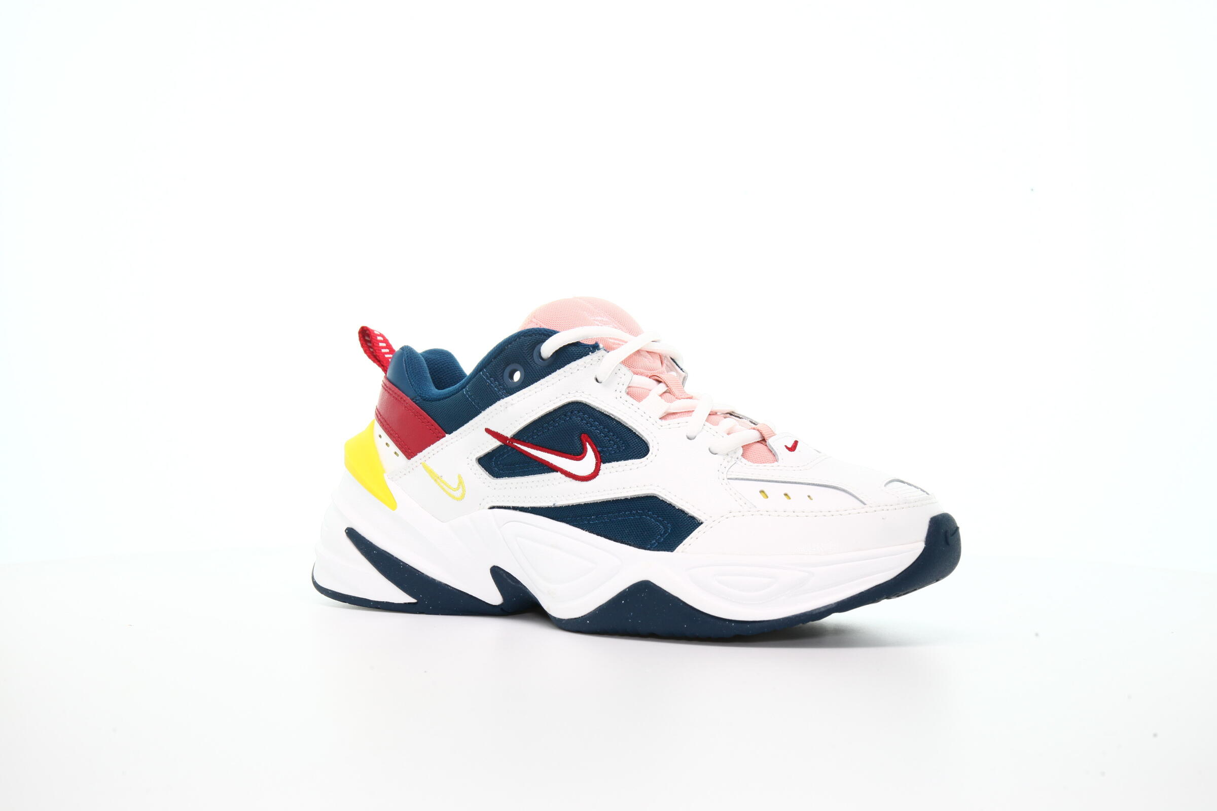 nike m2k tekno red white blue