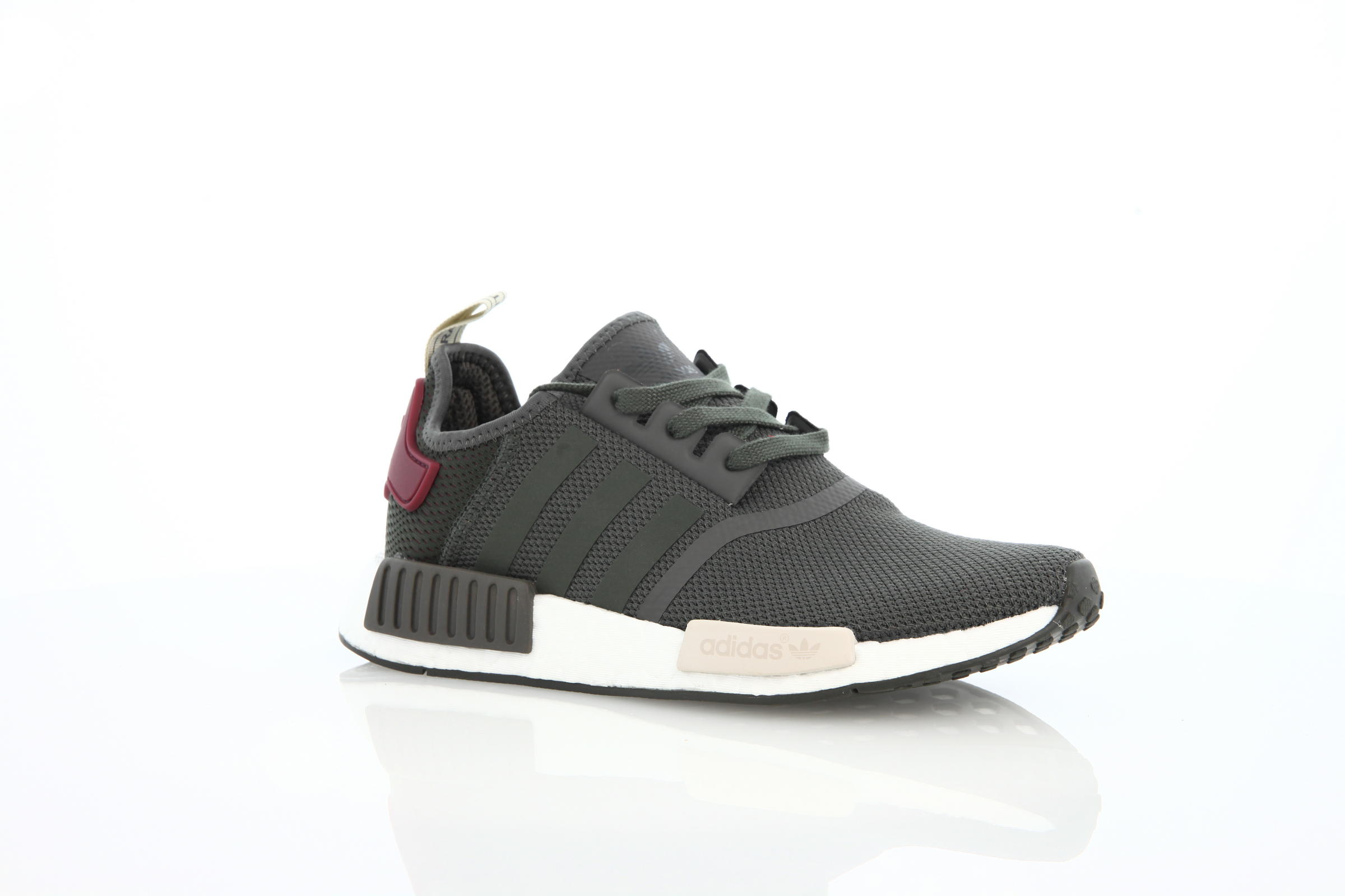 Adidas nmd runner khaki maroon best sale