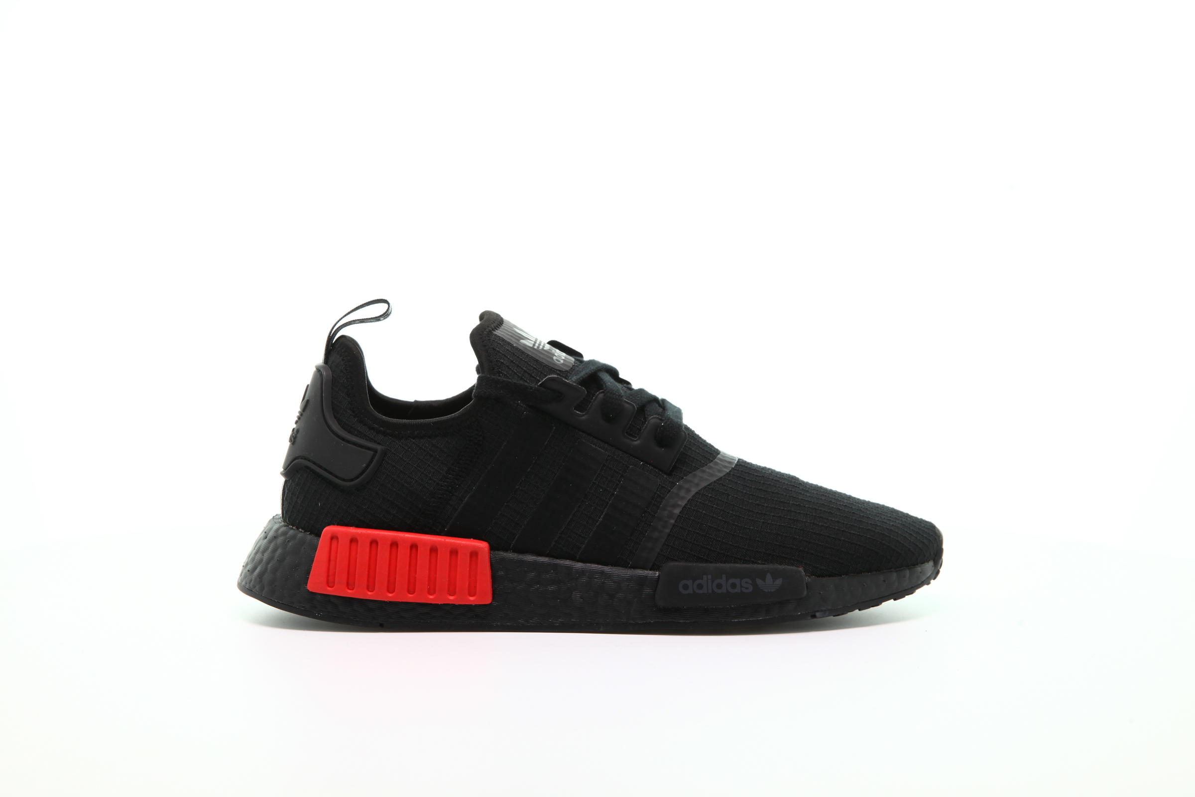 Adidas originals nmd r1 black and red best sale