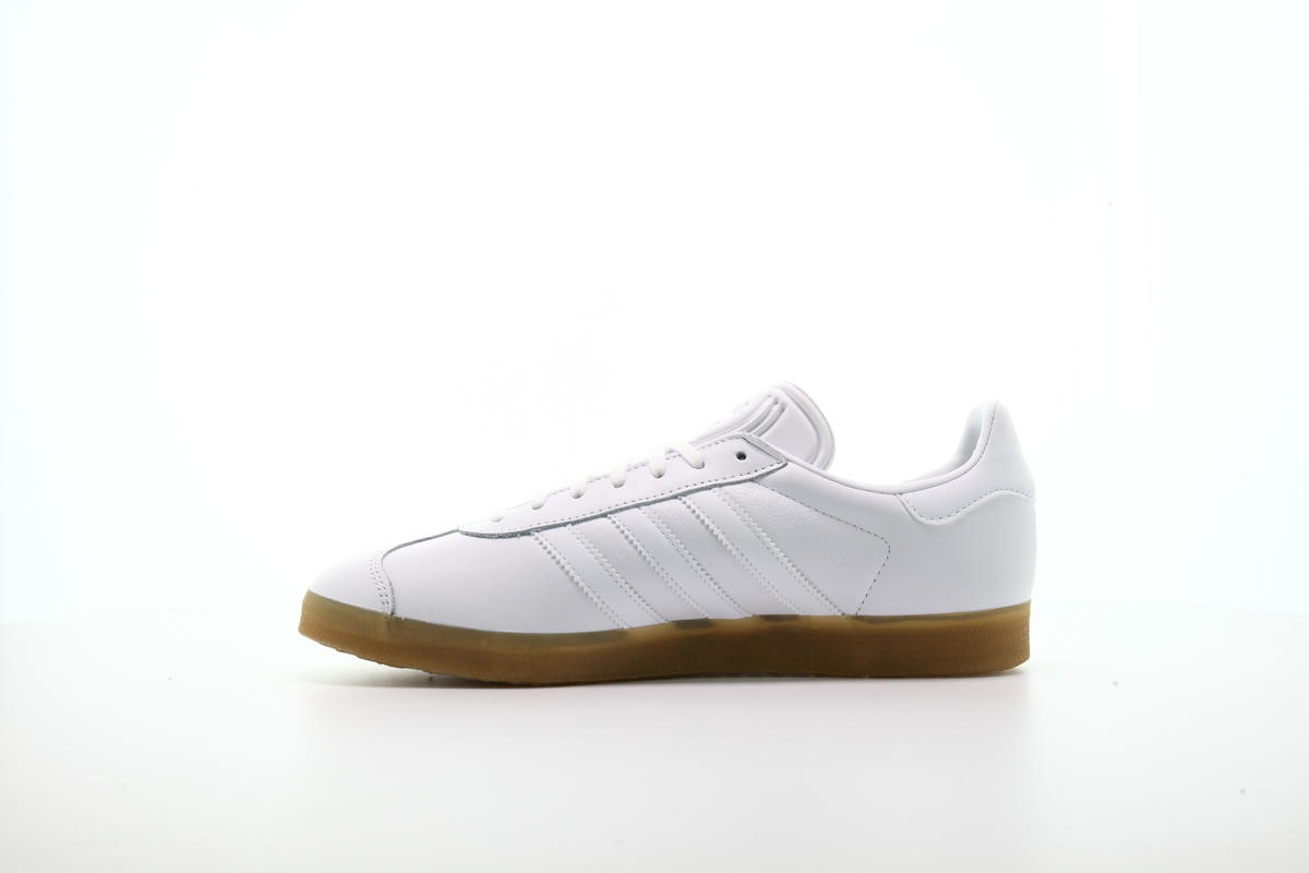 adidas originals gazelle white gum sole