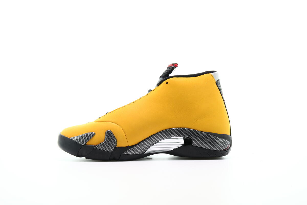 Air Jordan 14 Reverse Ferrari Ferrari 14s Yellow On Feet Jordan 14 Ferrari Yellow  14 Reverse, image size:1200x800