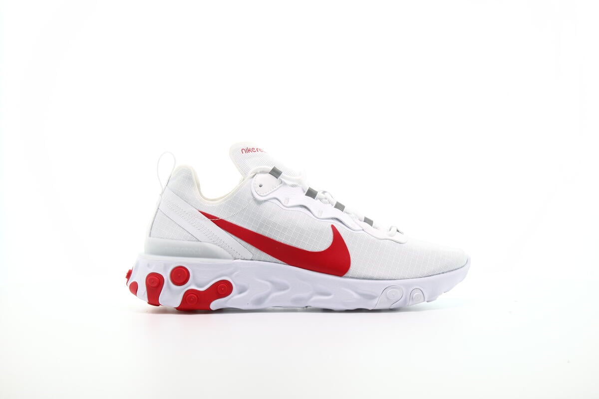 Nike Sportswear Nike React Element 55 Se Red And White Nike React
