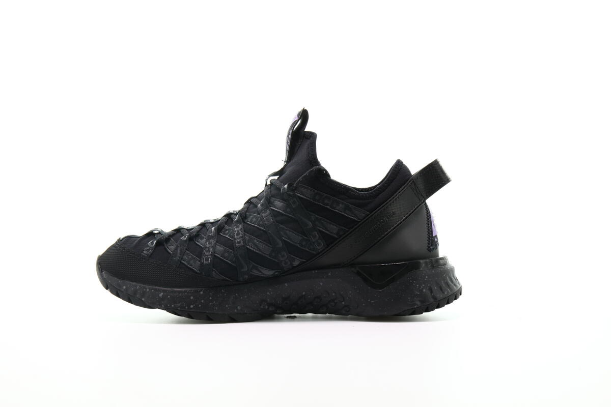 nike acg react terra gobe black purple anthracite