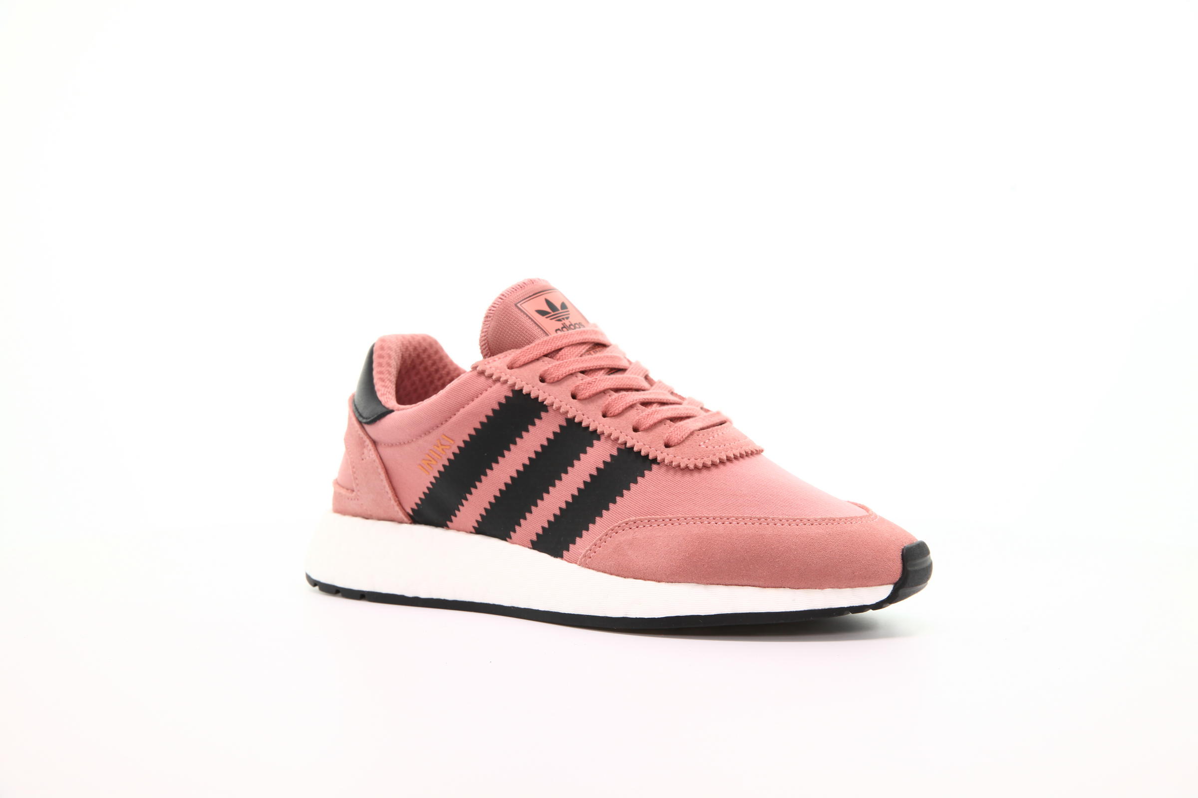 Adidas iniki black and pink hotsell