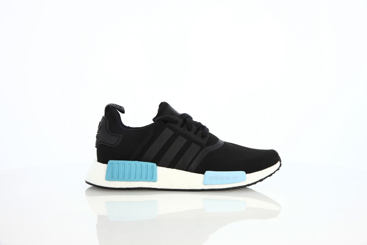 Athletic Shoes Nmd R1 Black Icey Blue Adidas Originals Nmd R1