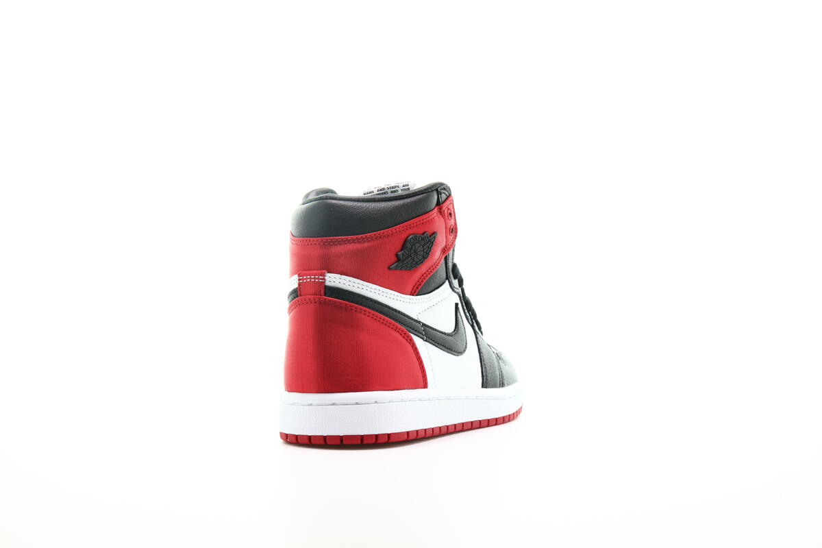 Air Jordan 1 High 'Satin Black Toe' (Women's) - Image 6