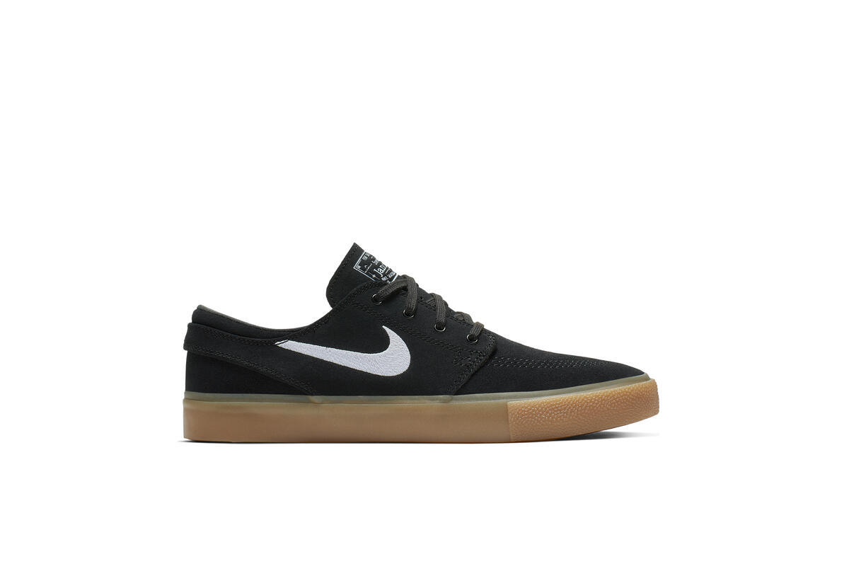 Nike SB Janoski Remastered Black / White - Black - Gum Light Brown - Image 2
