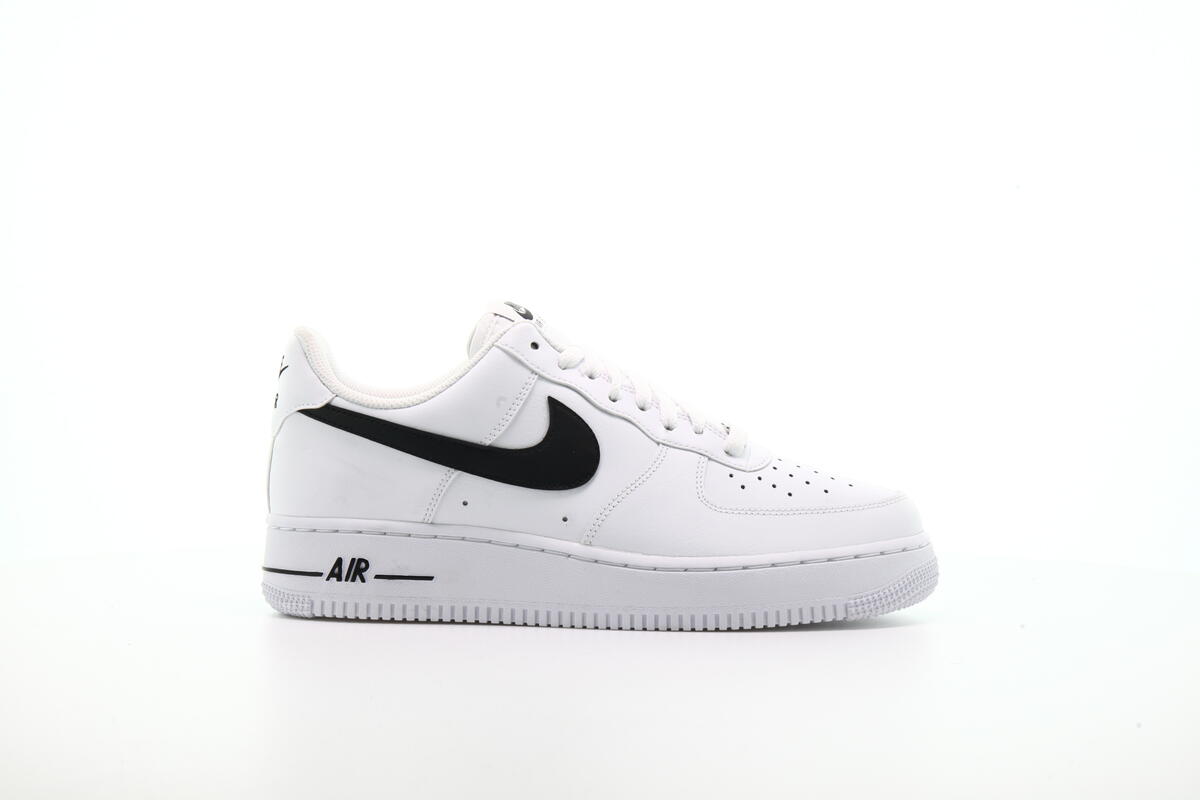 air force 1 white with black stripe