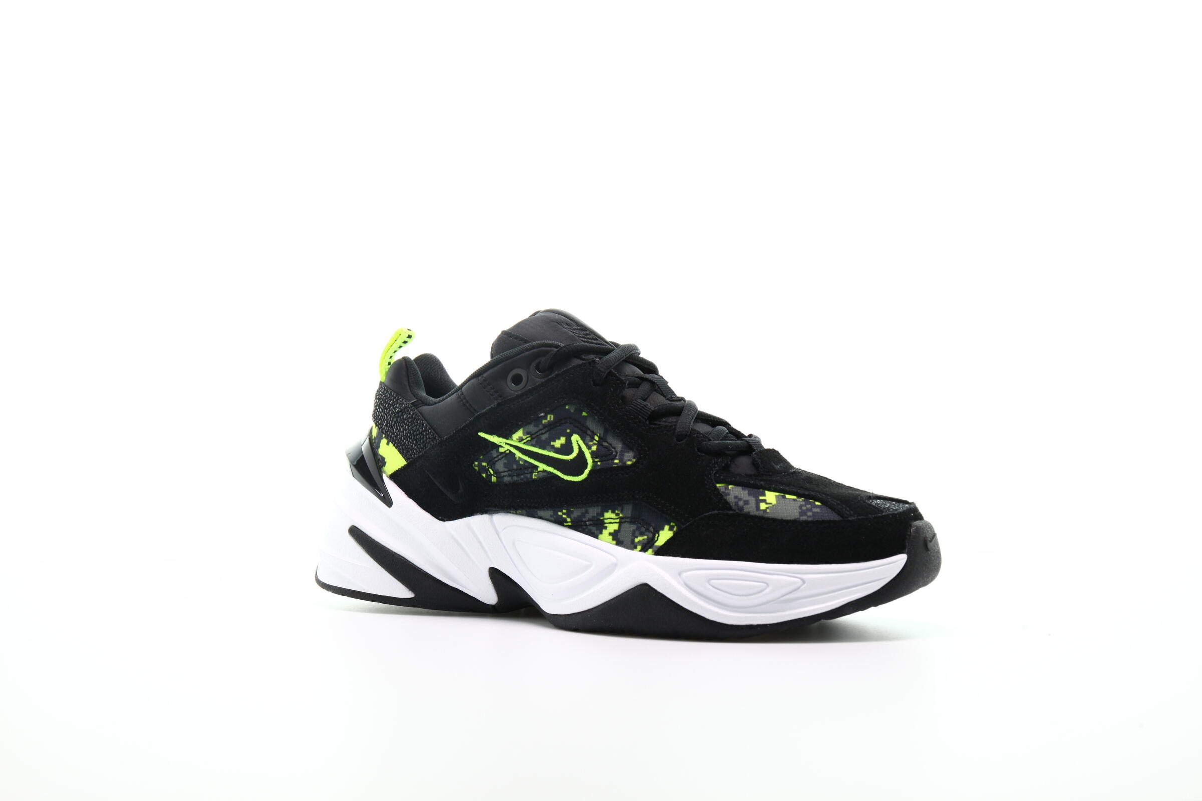 nike tekno black and pink