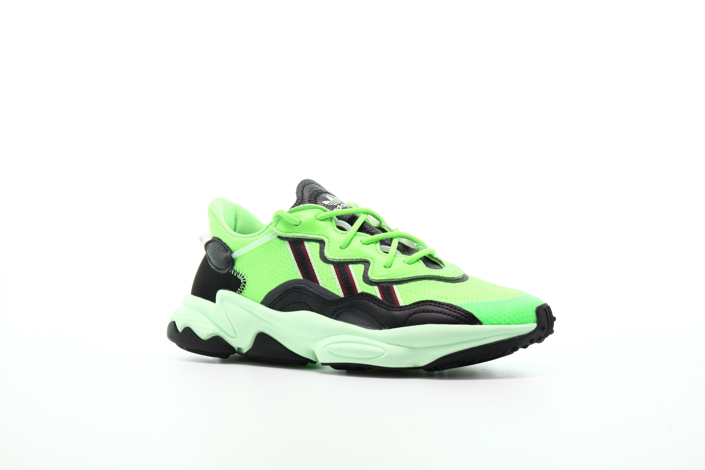 adidas OZWEEGO Neon Green and Black Men\'s 8 Athletic Sneakers FAINT SPOT ON TOE Adidas Ozweego  main image 4