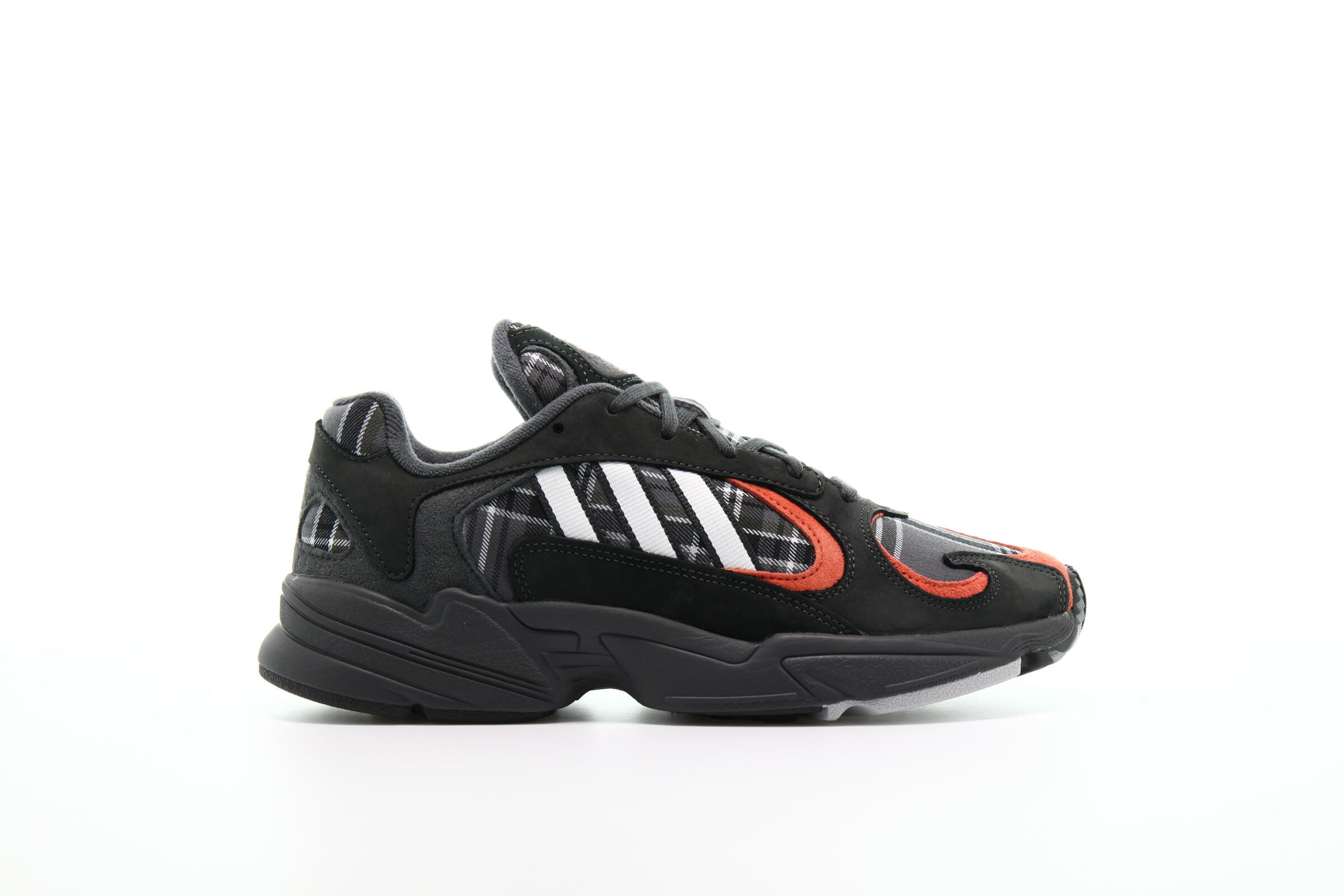 adidas Originals Yung-1 Tartan "Black Orange"